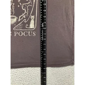 Disney Hocus Pocus Graphic Tee Womens XL Brown Goth Tarot Sanderson Sisters Tee thumbnail 6