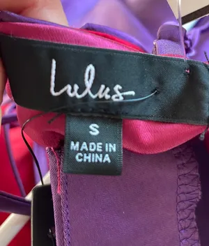 Lulu’s Pink Red And Purple Midi Dress thumbnail 4