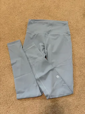 Light blue Lululemon wunder train leggings  thumbnail 2