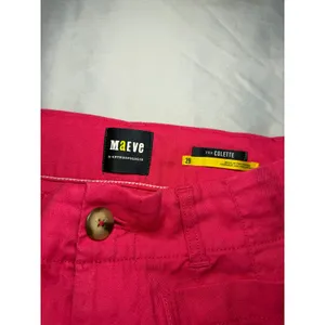 Hot Pink Linen Blend Wide Leg Maeve The Collette Pants Culottes Size 29 thumbnail 2