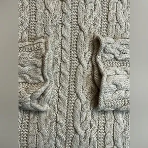 Lauren Ralph Lauren cable knit sweater in tan thumbnail 7