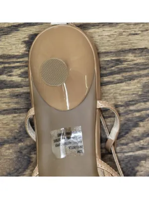 NWT Jones New York Toe Slingback Kitten Heel Pumps JNY-LINELA Nude Brown 10M thumbnail 14
