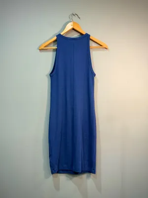 Blue Old Navy Ribbed Tank Dress Size M EUC thumbnail 5