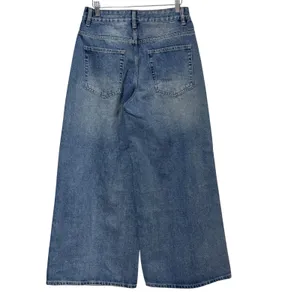 Edikted‎ Women Blue Wide Leg Jeans High Rise Baggy Denim Size S Medium Wash thumbnail 4