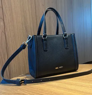 black mini tote bag clutch Black Structured Mini Crossbody Bag thumbnail 1