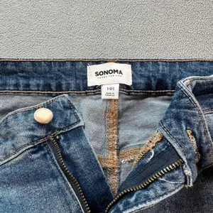 Sonoma Jeans 4R Blue Womens High Rise Straight Leg Medium Wash Faded Denim NWOT thumbnail 5