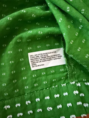 Kate Spade New York x Target Green Dot Puff Sleeve Blouse, Sz S thumbnail 8