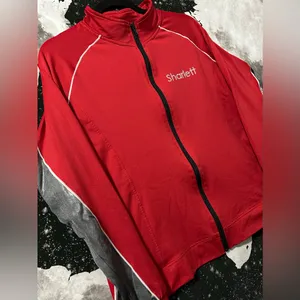 Scarletts Team Rhinestone Track Jacket Red Size XL thumbnail 9