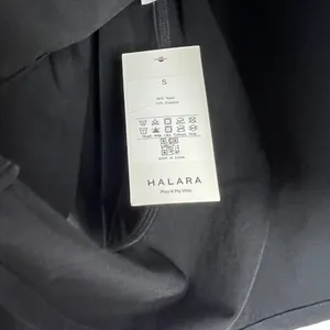 NWT HALARA Elastic Waistband Drawstring Side Split Shorts Black Size Small S NEW thumbnail 6