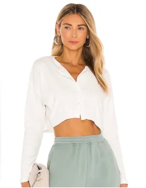 Lovers + Friends Cardigan White thumbnail 1