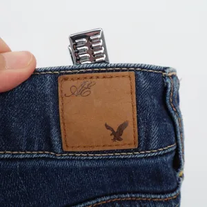 American Eagle Outfitters Jeans Womens 4L Blue Stretch Distressed Straight Leg thumbnail 4