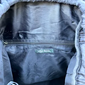 Wild Fable Target Black Faux Leather Backpack Drawstring Flap Closure thumbnail 6