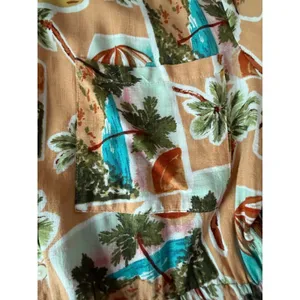 Label of Love Tropical Palm Tree Print Romper Playsuit Larg Resort Vacation Boho thumbnail 12
