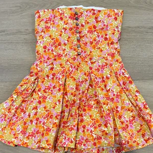 Free People Floral Strapless Dress thumbnail 3