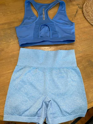 Head Women's Athletic Shorts and Sports Bra Set in Blue thumbnail 5