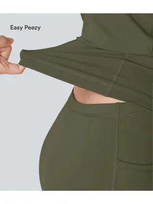Halara SoftlyZero Plush Active Dress-Longer Length-Easy Peezy Edition Green XS thumbnail 3