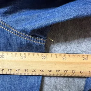 Bottlette Denim Shirt Roll Tab Long Sleeve Button Up Western‎ 1XL thumbnail 3