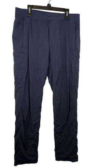 Lululemon Dance Studio Lined Pants Size Large Navy Athleisure Active thumbnail 1