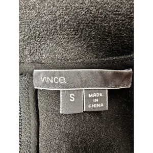 Womens Vince Mixed Media Top Black Gray Size S thumbnail 5