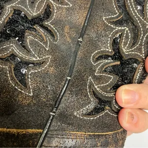 Corral sequin inlay‎ brown suede boots size 7 thumbnail 6