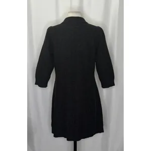Anthropologie MAEVE Double Breasted Merino‎ Wool Long Cardigan Sweater Medium thumbnail 9