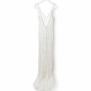 NEW Lulus Luxe Bridal Everlasting Passion Sequin Breaded Backless Wedding Dress thumbnail 9