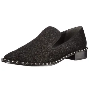 Adrianna Papell Studded Stingray Leather Loafers thumbnail 1