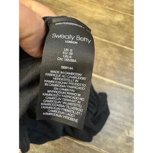 Sweaty Betty Women Black Breathe Easy Circuit T-Shirt Workout‎ Activewear thumbnail 9