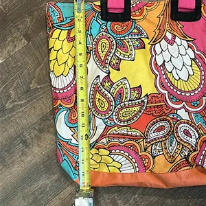 Joe Boxer tote bag featuring a colorful paisley pattern with pink‎ straps thumbnail 7