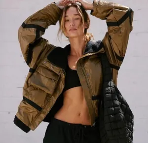 Free People Vagabond Movement Bomber Jacket thumbnail 1