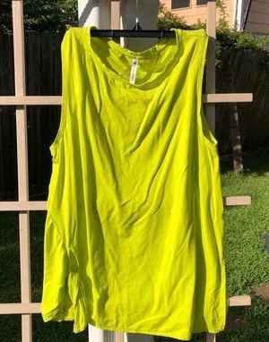 Fabletics Tank Chartreuse Top M thumbnail 1