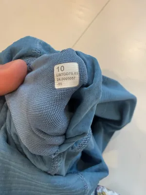 Blue Lululemon Ribbed Biker Shorts thumbnail 3