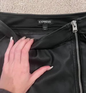 Faux Leather Mini Skirt thumbnail 2
