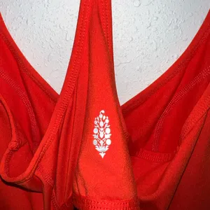 FP‎ Movement by Free People Red/Orange Lets Bounce One Piece Racerback Jumpsuit thumbnail 3