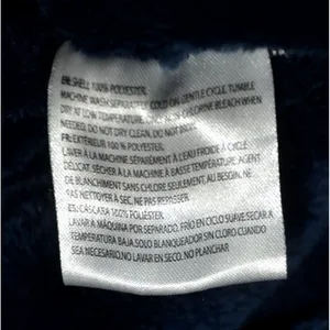 The Comfy Original Quarter-Zip Wearable Blanket Navy Blue One Size SO Soft Cozy thumbnail 10