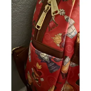 Loungefly Disney Villains Perfume Bottles Mini Red Backpack BoxLunch Exclusive thumbnail 3