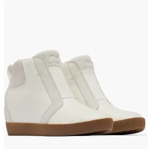 Sorel Out N About Wedge Leather Bootie, Ankle Boots White/Sea Salt, Size 8.5 NWT thumbnail 9