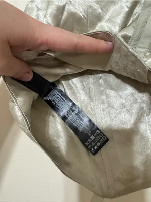 Zara Satin Champaign Corset Top thumbnail 8