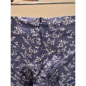 Brandy Melville Cara Ruffle Mini Skirt Blue‎ Floral Ruffle Coquette Girly thumbnail 5