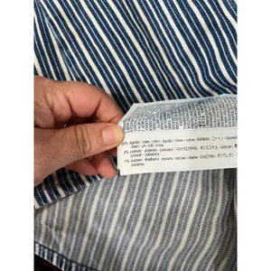 Zara Blue Stripe Strapless Denim Tube Y2K Mini Dress‎ Size Medium thumbnail 6
