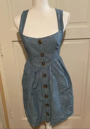 Free People Denim Dress thumbnail 2