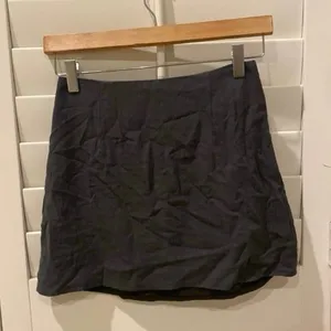 Princess Polly Selby linen textured mini skirt black thumbnail 3