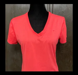 Nike Red/ orange-ish Dri-fit shortsleeved top- size Medium. thumbnail 4