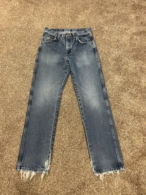 Vintage Distressed Wrangler Jeans thumbnail 1