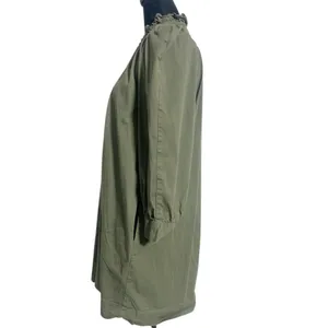 Tuckernuck Pomander Place Medium Green Claiborne Dress Short Long Sleeve Olive thumbnail 6