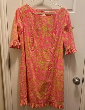 NWT Lilly Pulitzer Fiesta Dress Size 12 thumbnail 1