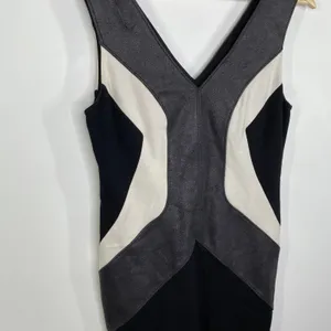 Bailey 44 Candela Black White Grey Textured Bodycon Dress Women's Size‎ Small S thumbnail 5