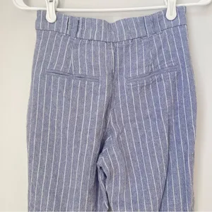 Abercrombie & Fitch Blue White Striped Linen Pants Size XS thumbnail 9