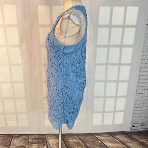Lovers & friends baby blue lace scallop hem party dress size small thumbnail 7