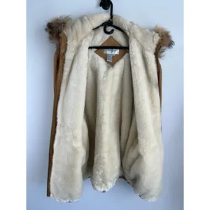 Compositions 100% Leather Faux Fur Lined Jacket Large thumbnail 5